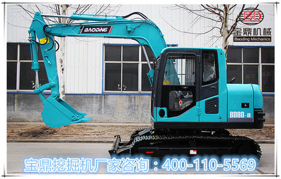 寶鼎新款80履帶式挖掘機(jī) 國產(chǎn)工程機(jī)械的可靠選擇與維護(hù)要點(diǎn)